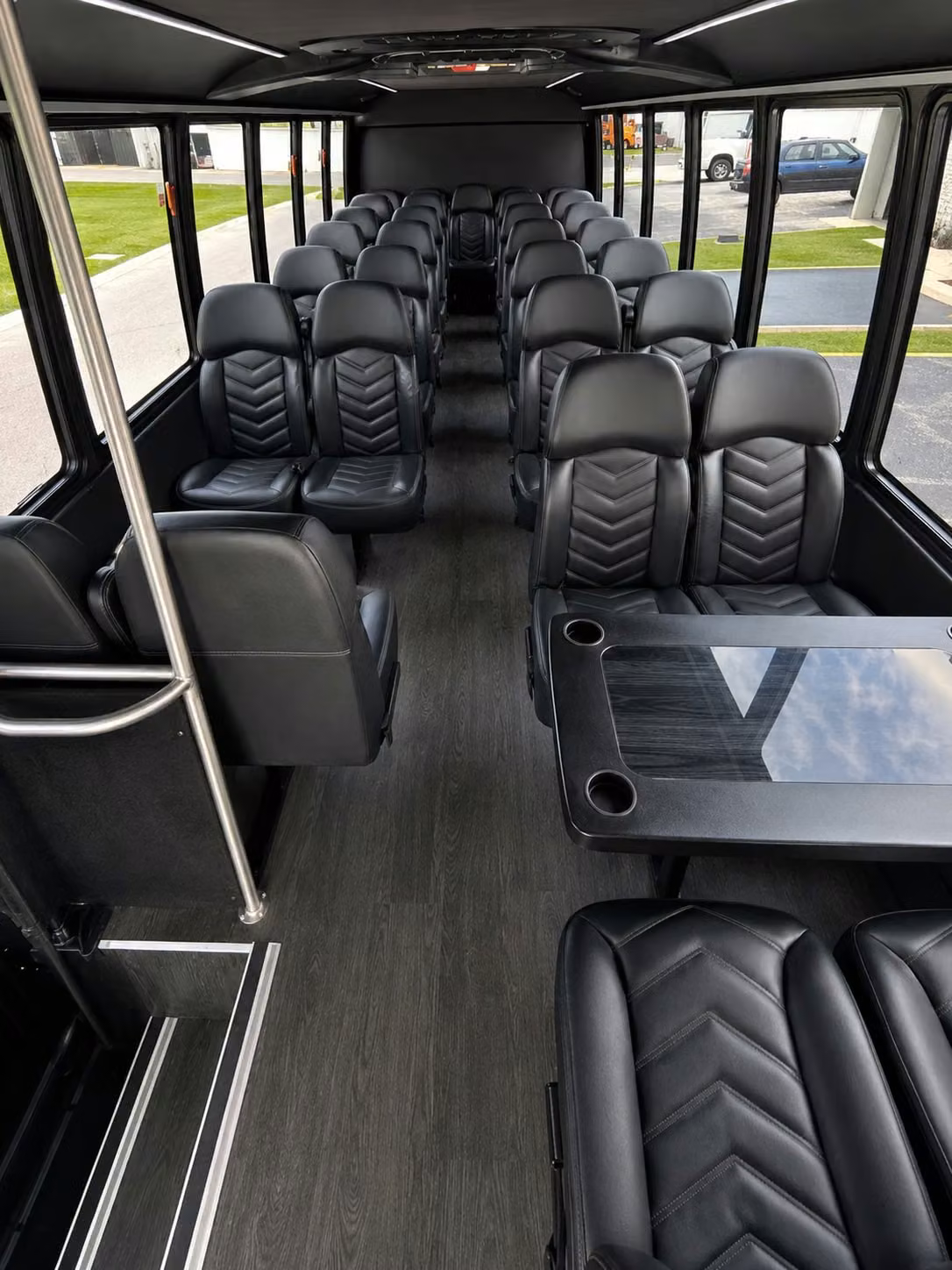 18 passenger minibus inside
