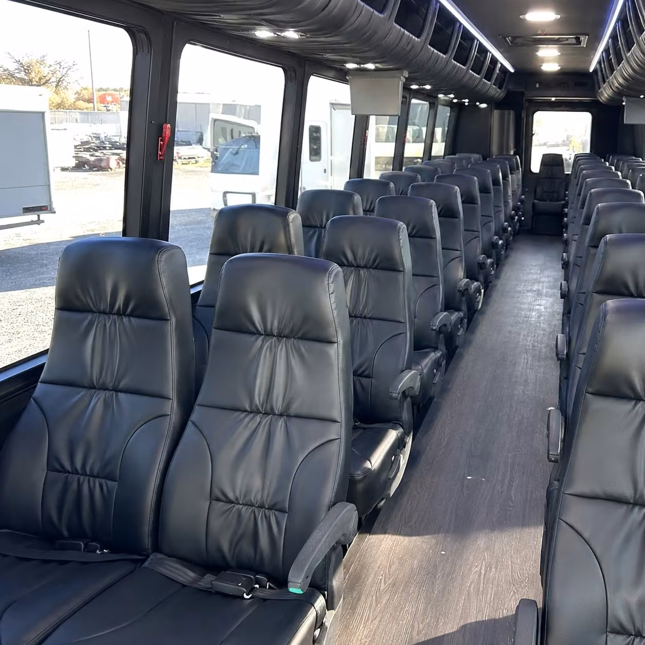 25 passenger minibus inside