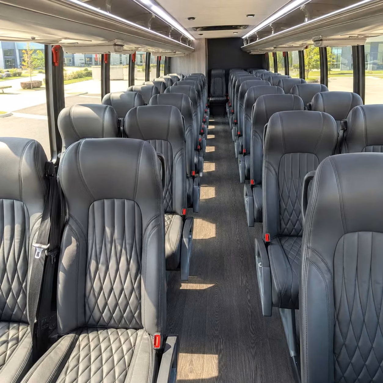 28 passenger minibus inside