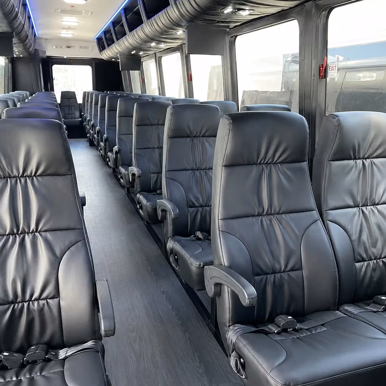 35 passenger minibus interior