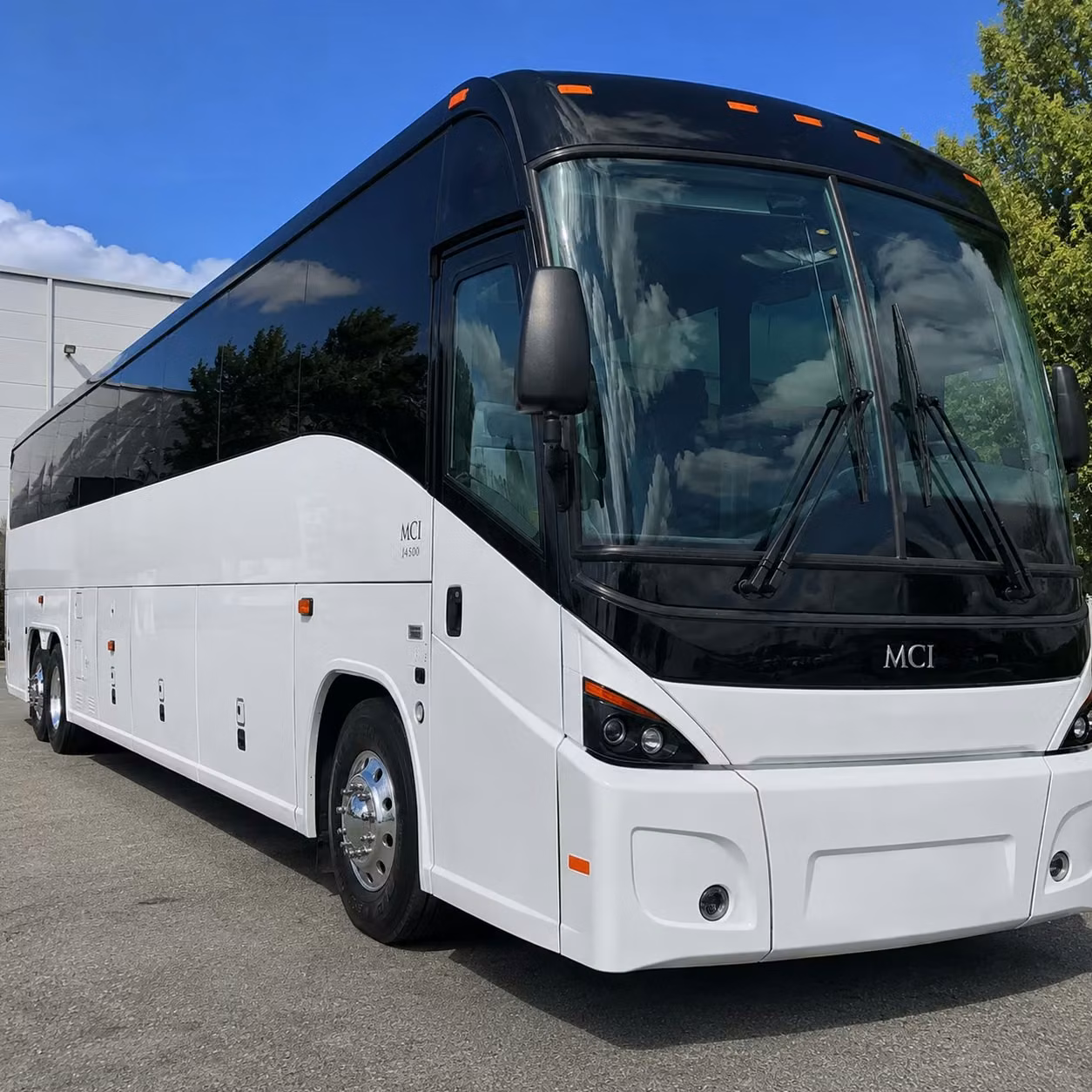 56 passenger charter bus
