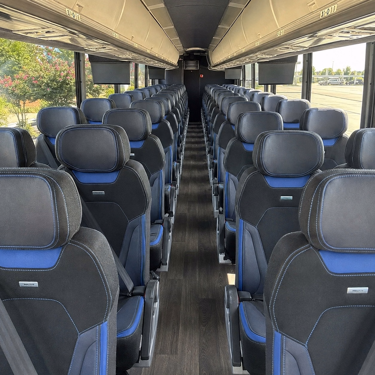 jersey city charter bus interior