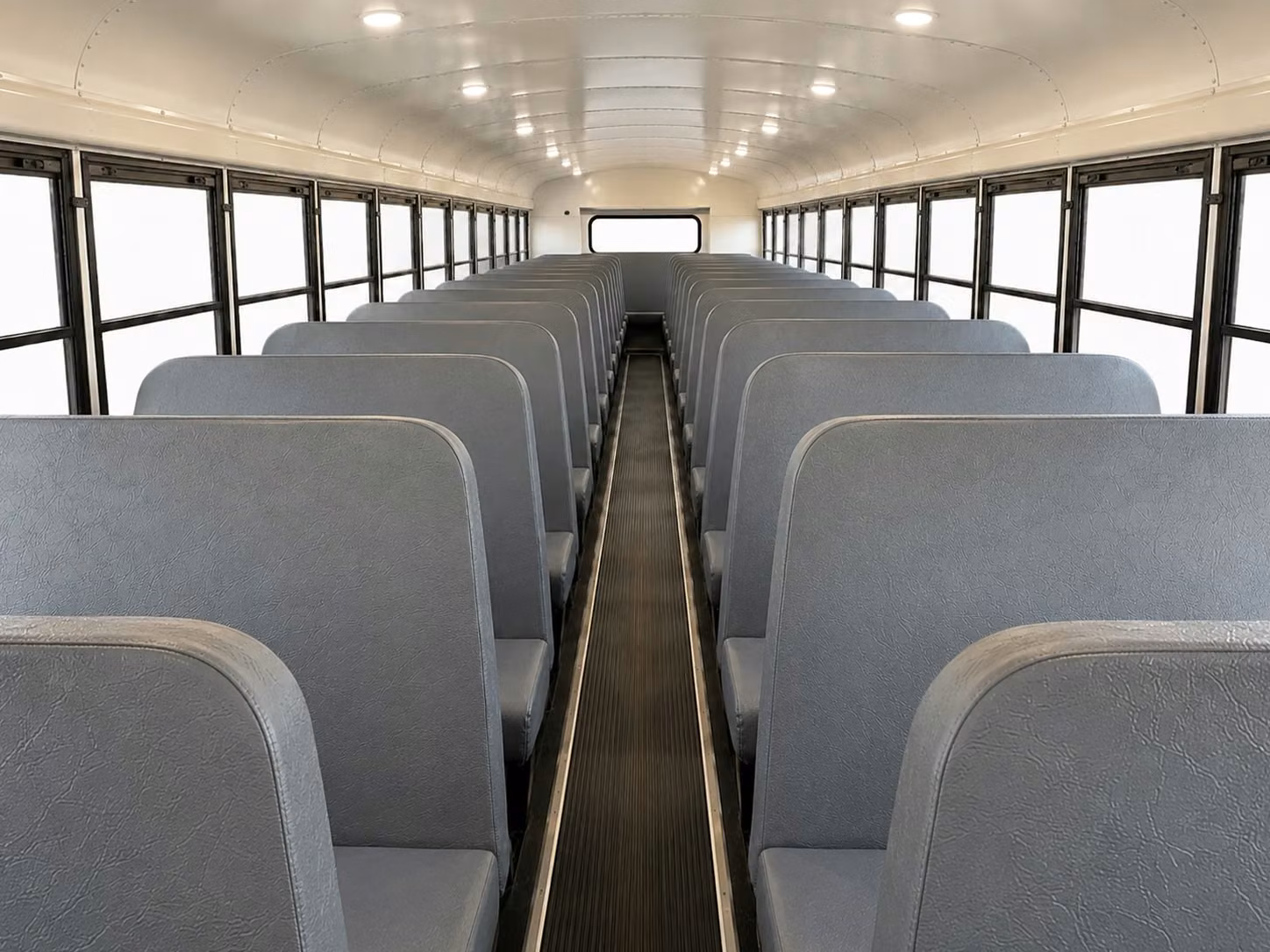 school bus interior